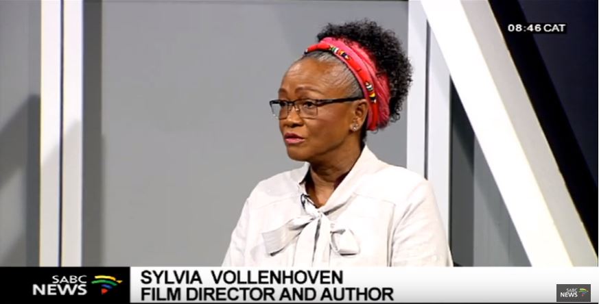 Director of the film Rooibos Restitution, Sylvia Vollenhoven during an interview on Morning Live