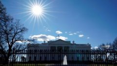 The White House is seen on the first day of a partial federal government shutdown in Washington.