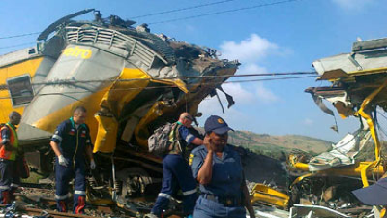 Two trains traveling from Mabopane to Pretoria collided.