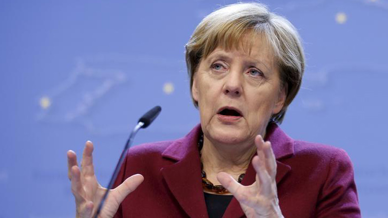 Angela Merkel speaking