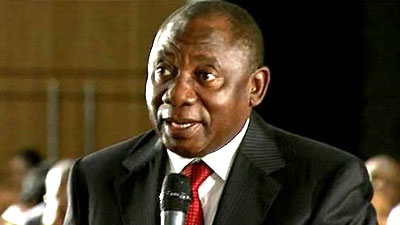 President Cyril Ramaphosa says load shedding puts the whole country in danger.