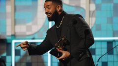 Drake won Best Rap Song at the 61st Grammy Awards in Los Angeles.