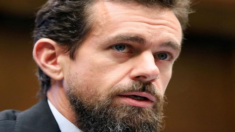 [File Photo] Twitter CEO Jack Dorsey testifies before the House Energy and Commerce Committee hearing on Twitter's algorithms and content monitoring on Capitol Hill in Washington.