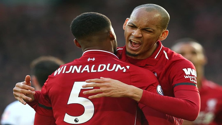 Goals by Sadio Mane and Georginio Wijnaldum before the break and another for Mohamed Salah three minutes after it allowed Liverpool to finish the match in cruise control.