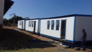 Makangwane High School container classrooms