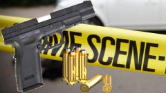 Gun-bullets-crime scene