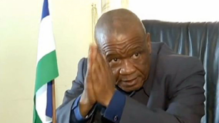 Lesotho Prime Minister Tom Thabane