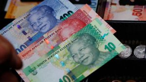 Rand notes and coins