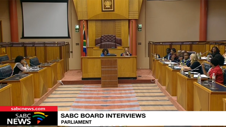 Parliament's Communications committee is interviewing candidates shortlisted to serve on the SABC Board.