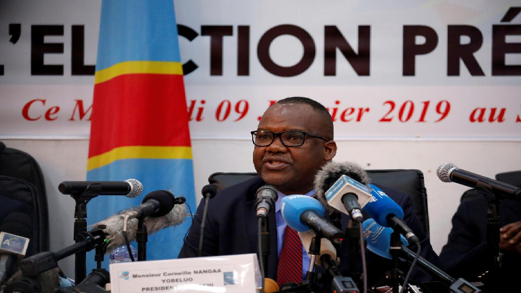 Corneille Nangaa, president of Congo's National Independent Electoral Commission.