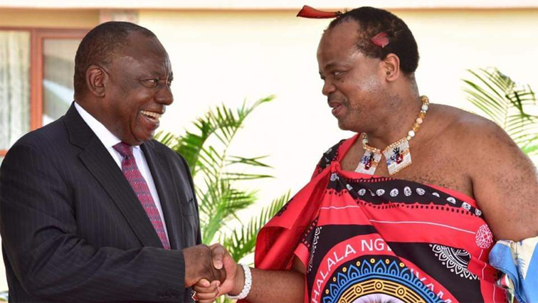 President Cyril Ramaphosa and Swazi King Mswati the third are holding discussions on bilateral, regional, and continental issues.