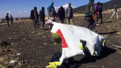 Ethiopian plane crash site
