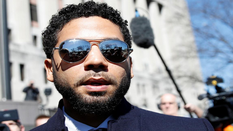 Actor Jussie Smollett leaves court after charges against him were dropped by state prosecutors in Chicago, Illinois, U.S. March 26, 2019.
