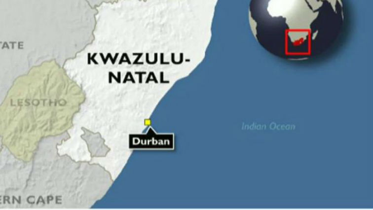 KwaZulu-Natal map.