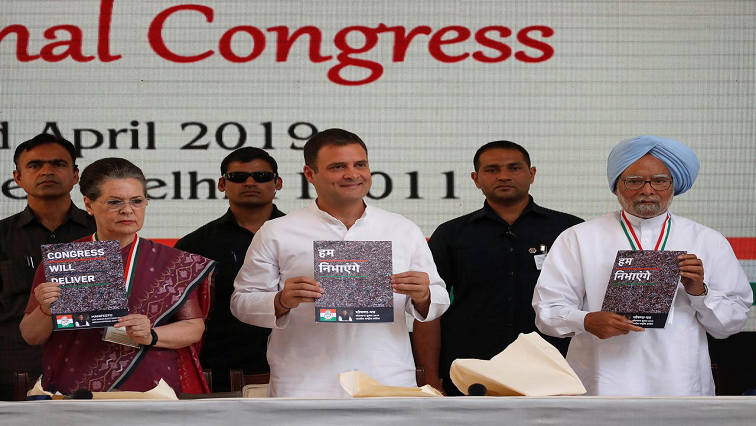 In a manifesto released by leader Rahul Gandhi, Congress highlighted job creation, tackling farm distress and empowerment of women as some of its top priorities.