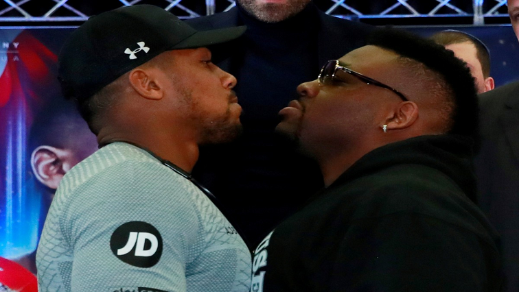 Jarrell Miller and Anthony Joshua