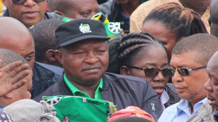 ANC Deputy President  David Mabuza is on a campaign trail in Botshabelo, Free State.