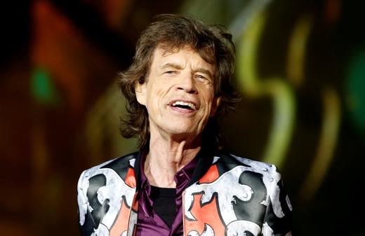 Mick Jagger of the Rolling Stones performs during a concert of their "No Filter" European tour.