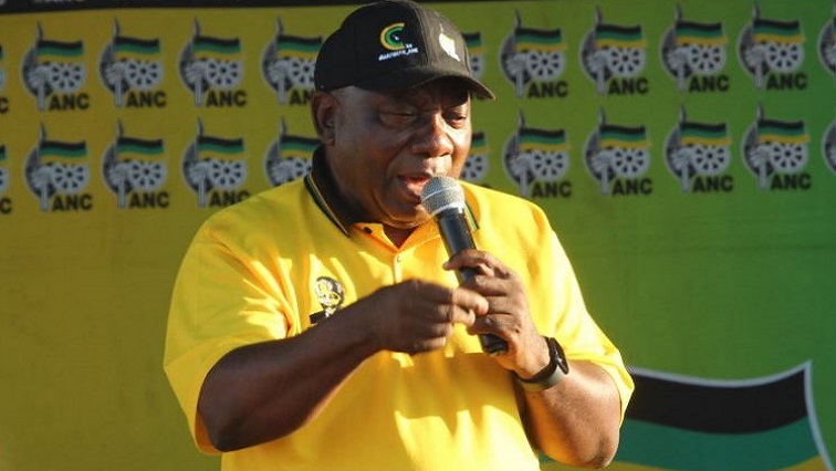 ANC president Cyril Ramaphosa was on a campaign trail in Seshego on Tuesday.