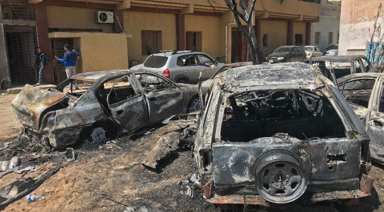 Air strikes on Tripoli have left several dead since Khalifa Haftar's offensive began on April 4, 2019.