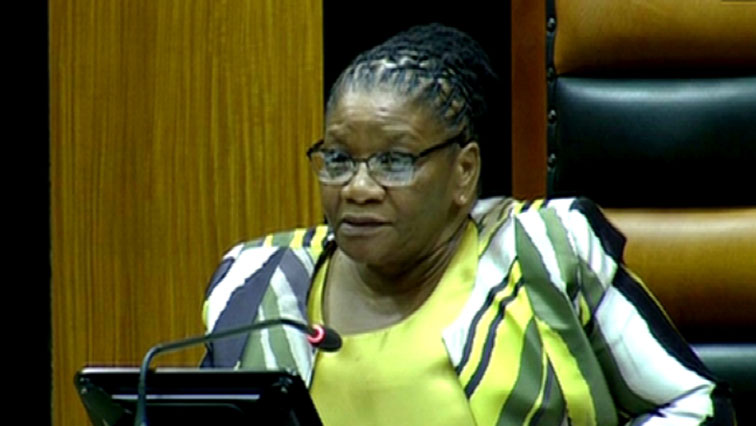 Thandi Modise has elected as National Assembly Speaker.