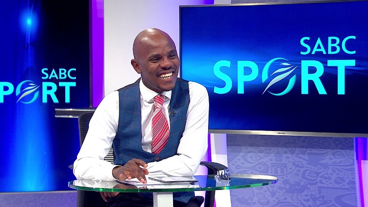SABC Sport presenter, Thomas Mlambo.