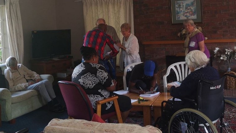 Senior citizens in KwaZulu-Natal  participating in the special votes process.