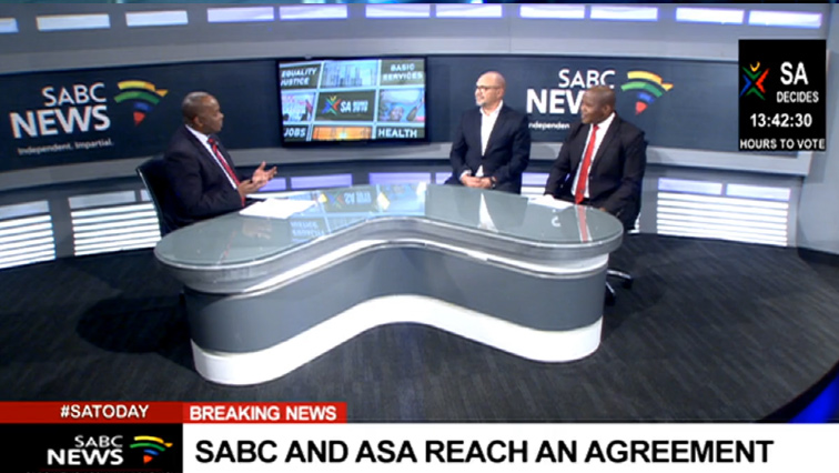 ASA says will continue negotiations with the SABC for a three year contract.