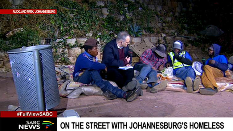 Full Views' Stephen Grootes sat with a group of  youth to discuss the plight of being homeless.