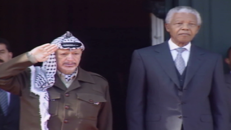 Nelson Mandela and Yaser Arafat