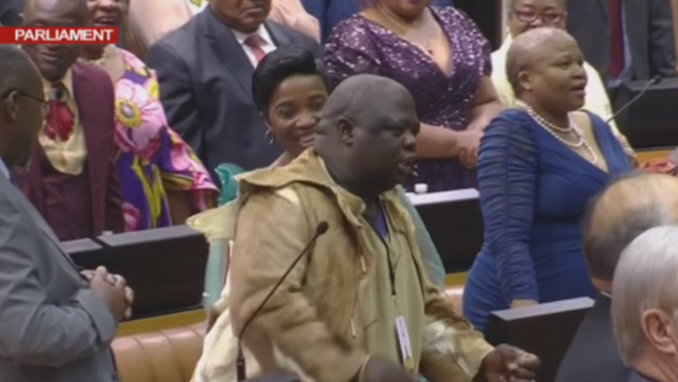 President Ramaphosa had a praise singer during his February SONA this year