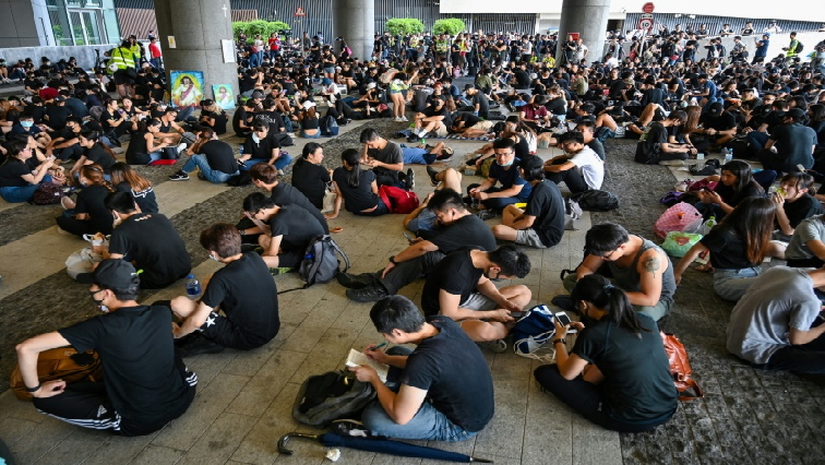 Protestors Hong Kong