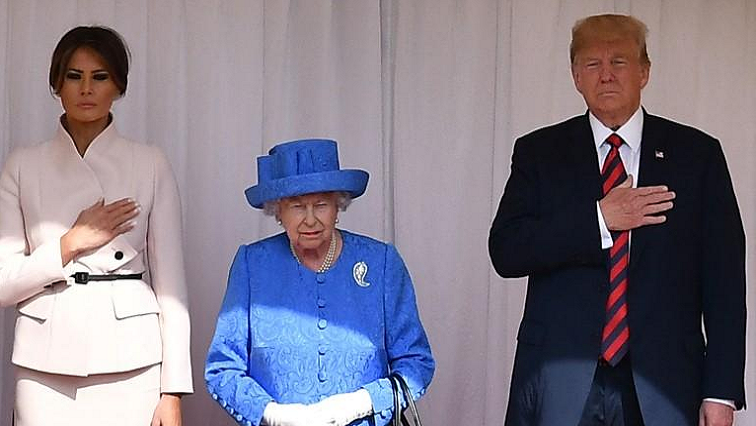 Trump with Queen Elizabeth