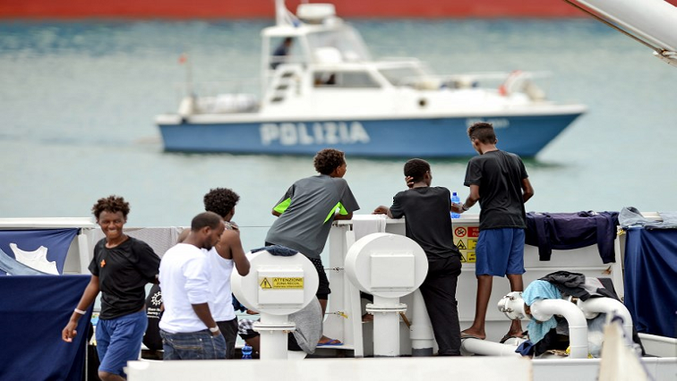 Italian prosecutors had opened an investigation into the conditions on the coastguard supply vessel, where the rescued migrants had only one toilet between them.
