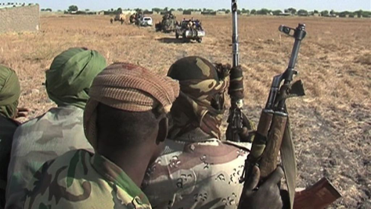 File footage of Boko Haram militants in Nigeria.
