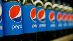 Bottles of Pepsi are pictured at a grocery store in Pasadena.
