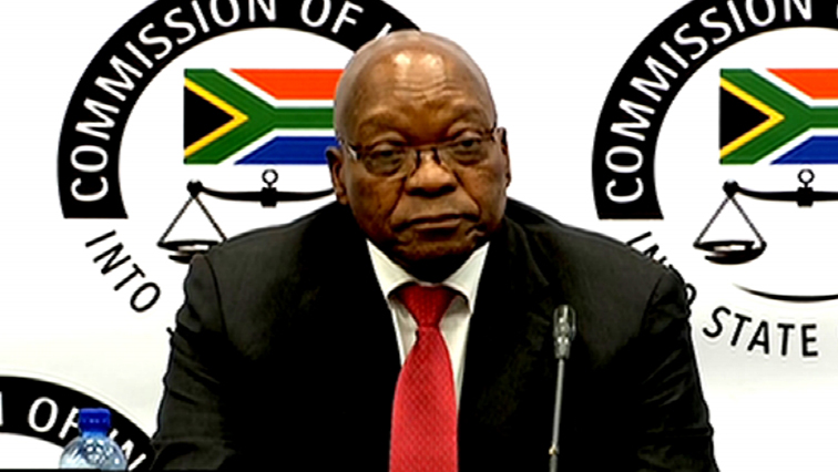 Jacob Zuma testifying