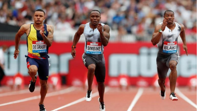 Simbine, 25, has enjoyed a stellar year in preparation for his fourth world championships, winning 100-metres gold at last year's Commonwealth Games and triumphing at London's Diamond League meeting in July.
