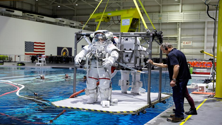 Exercises for the ISS mission included training underwater to simulate spacewalks, responding to emergencies aboard the space station and practicing docking manoeuvres on a flight simulator.