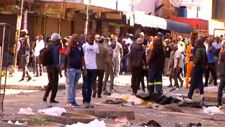 This morning the bodies of two people were discovered in the area, bringing to nine the number of people killed in Gauteng since the start of the violence and looting.