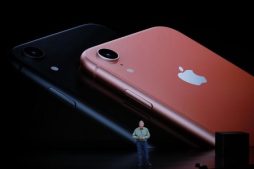 Philip W. Schiller, Senior Vice President, Worldwide Marketing of Apple, speaks about the new Apple iPhone XR at an Apple Inc product launch event at the Steve Jobs Theater.