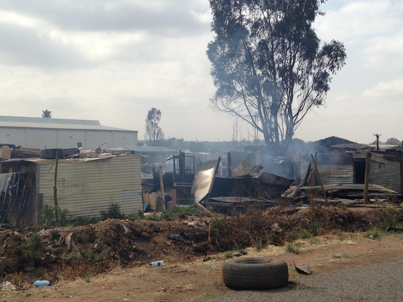 Over 250 shacks at the Pomona informal settlement were destroyed by the blaze caused by an unattended gas stove
