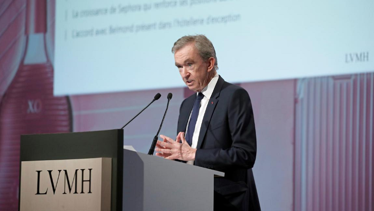 Bernard Arnault, Chief Executive Officer of LVMH Moet Hennessy Louis Vuitton SE, attends the company's shareholders meeting in Paris, France.