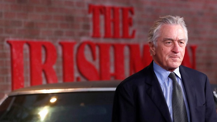 FILE PHOTO: Producer and cast member Robert De Niro arrives for the premiere of film "The Irishman", in Los Angeles, California, US.