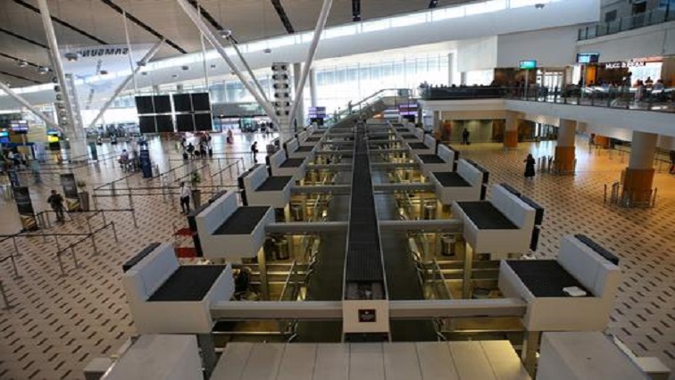 Deserted counters are seen as South African Airways (SAA) workers downed tools on Friday in a strike over wages and job cuts.