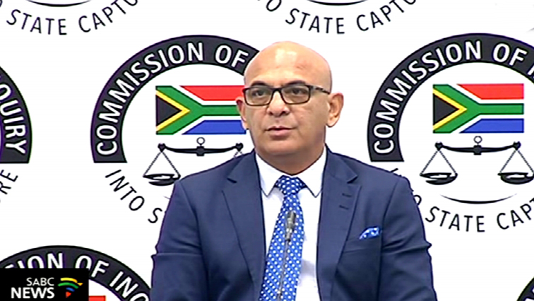 Mo Shaik is giving testimony before the State Capture Commission in Parktown, Johannesburg.