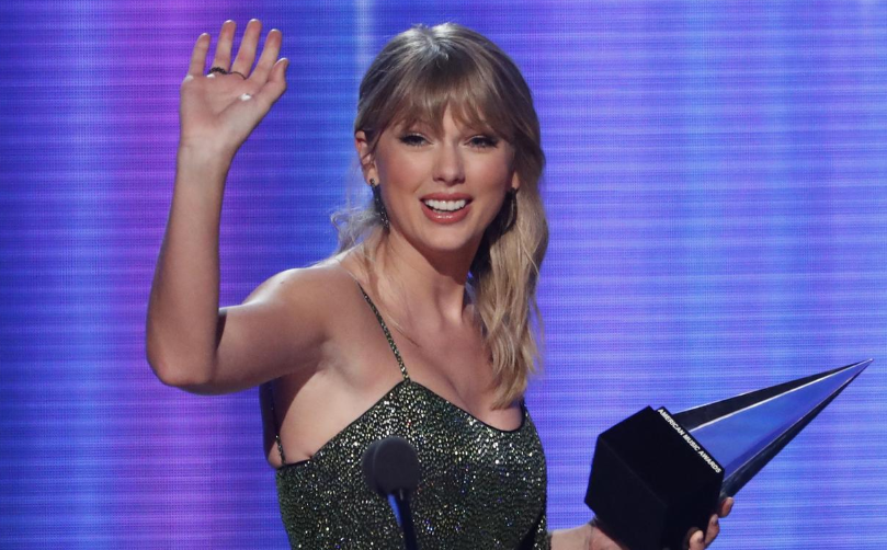 Swift, 29, took home the award for best pop/rock album for her recent release “Lover.”