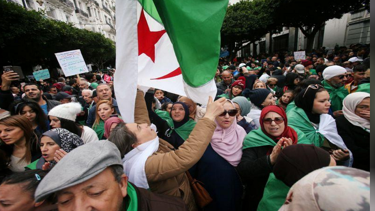 Demonstrators attend a protest to reject the presidential election results after the announcement of a new president in Algiers, Algeria December 13, 2019.