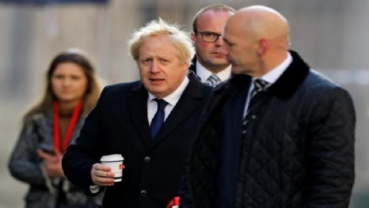 Britain's Prime Minister Boris Johnson visits the scene of a stabbing on London Bridge, in which two people were killed, in London.