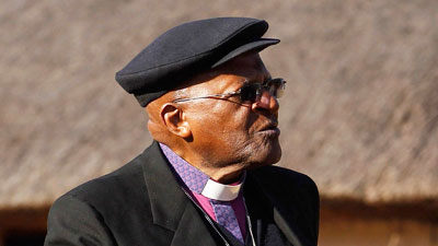 Archbishop Desmond Tutu was admitted to hospital on Wednesday.